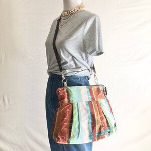 Earth Tone Tie Dye Crossbody Bag Boho